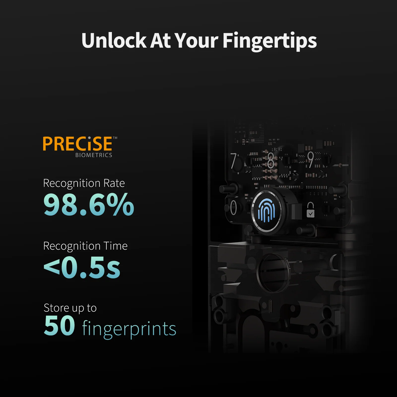 Aqara Smart Lock U100 with M100 Hub Kit (Silver) - Image 3