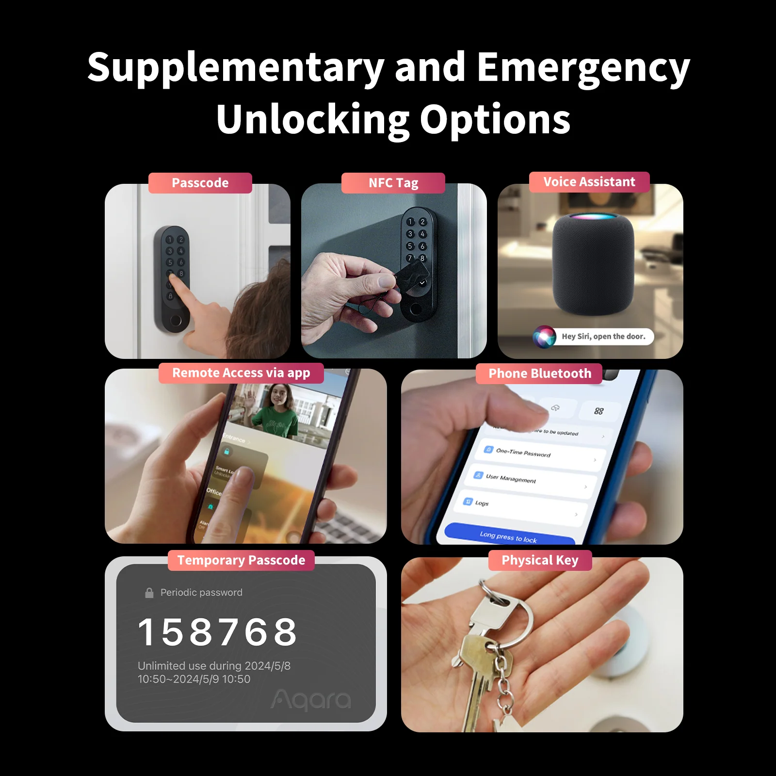 Aqara U200 Smart Retrofit Lock Kit - Image 4